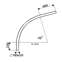 Wysięgnik 500x1000mm na 0-1 WL-11 | EP-WL-11-050-100-001 Delkar