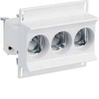 Gniazdo bezpiecznikowe ceramiczne D01/3 E14 3P 3168/3VR 16A 400VAC TS35 zaciski pałąkowe 4mm2 | LD01K16-3AS Hager