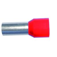 Końcówka rurkowa izolowana 1/8 PAEH 100/8 czerwona (opak 100szt) 051885 | 05101549 PROTEC.class