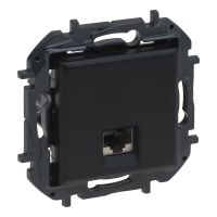 Gniazdo komputerowe RJ45 kat. 6A UTP, czarny, NILOE STEP | 863567B Legrand