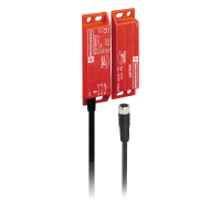 Łącznik magnetyczny prosty 88X25X13MM 2NZ LED M12 | XCSDMP791L01M12 Telemecanique Sensors