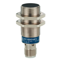 Czujnik indukcyjny XS1 M18 L50mm mosiądz Sn 8mm 12-24VDC M12 | XS118B3PAM12 Telemecanique Sensors