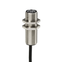 Czujnik indukcyjny XS1 M18 L52mm mosiądz Sn 5mm 12-24VDC kabel 2m, XS1 M18 | XS118BLPAL2 Telemecanique Sensors