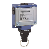 Prosty Łącznik cięgnowy, 1NC + 1NO, 240VAC, 10A Preventa XY2C  | XY2CD111H29 Telemecanique Sensors