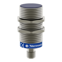 Czujnik indukcyjny XS6 M30 L74mm mosiądz Sn 15mm 12-48VDC M12 | XS630B1DAM12 Telemecanique Sensors