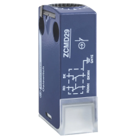 Korpus łącznika krańcowego ZCMD 1NC+1NO srebrny, działanie wolne | ZCMD25 Telemecanique Sensors