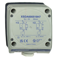Czujnik indukcyjny OsiSense XS XSD 80x80x40 plastikowy Sn60mm 24..240VAC/DC zaciski | XSDM600539H7 Telemecanique Sensors