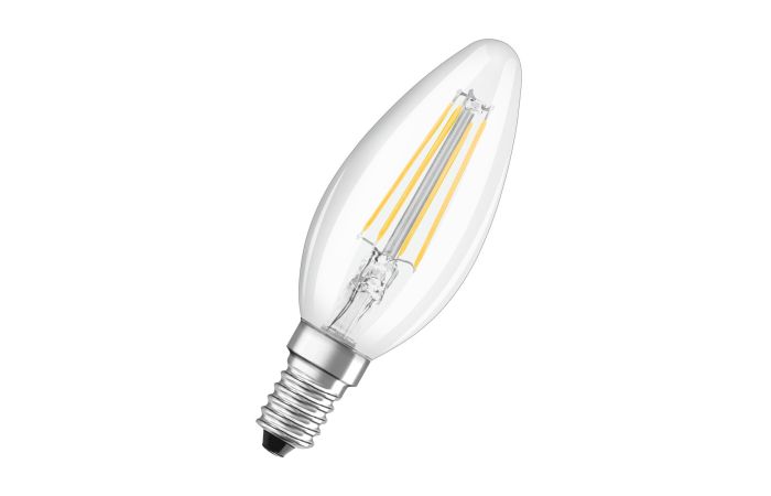 Lampa LED VALUE CLASSIC B FIL (40W) 4W/827 470lm 2700K E14 świeczka Filament | 4058075438637 Ledvance