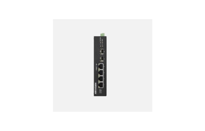 Switch przemysłowy DS-3T0506HP-E/HS, 60W , 4 x Gigabit POE, 2 x SFP Gigabit, (-30 do 65°C) | 301801602 Hikvision Poland