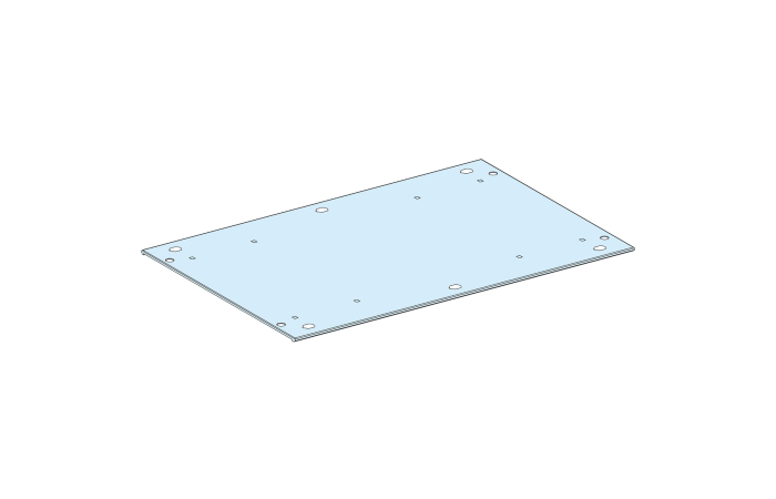 Pokrywa pełna 800x400mm IP30, PrismaSet | LVS08438 Schneider Electric