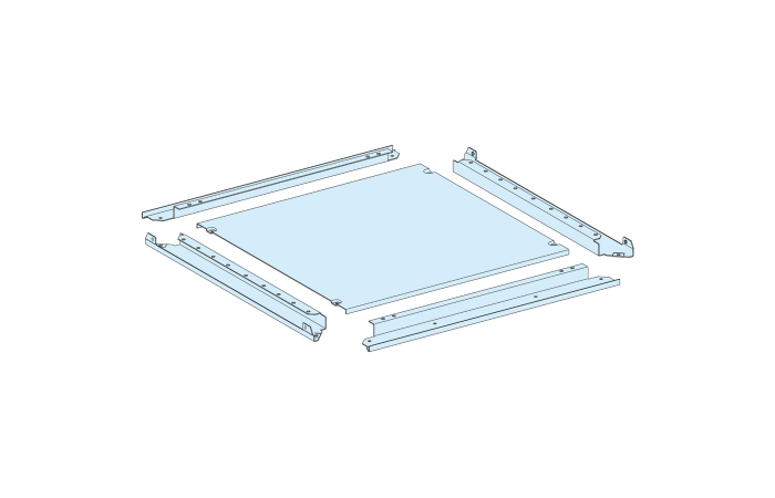 Płyta dławicowa pełna IP55 650x400mm, PrismaSet | LVS08486 Schneider Electric