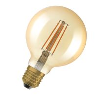 Lampa LED Vintage 1906 LED CLASSIC Globe Dimmable 6.5W 824 Gold E27 ( 2 sztuki) | 4058075754737 Ledvance
