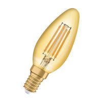 Lampa LED Vintage 1906® LED CLASSIC B 4W 824 Gold E14 | 4099854091476 Ledvance