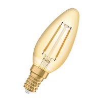 Lampa LED Vintage 1906® LED CLASSIC B 2.5W 824 Gold E14 | 4099854091575 Ledvance