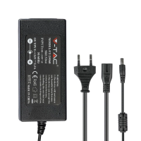 Zasilacz LED V-TAC desktop 60W 24V 2,5A IP44 wtyczkowy desktop z przewodami VT-25060 | 3800157640398 V-Tac Europe