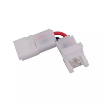 Konektor złączka taśm LED V-TAC L kątowa 90st do taśm i pasków LED gęste i zwykłe 8mm | 3800157660266 V-Tac Europe