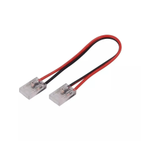 Konektor złączka taśm LED V-TAC przeźroczysta taśma-przewód-taśma gęste/zwykłe/COB 8mm | 3800157660327 V-Tac Europe
