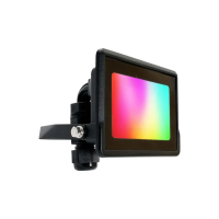 Naświetlacz LED WI-FI V-TAC 10W czarny Z mufą smart Amazon Alexa Google Home VT-5181 RGB+3000K-6500K | 3800157690690 V-Tac Europe