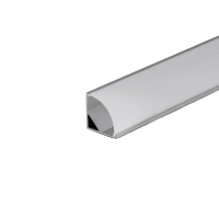 Profil do LED zestaw, ALU anodowany kątowy V-TAC 2mb klosz mleczny 15,8x15,8mm VT-8109 | 3800157636810 V-Tac Europe