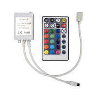 Sterownik taśm V-TAC LED RGBW CCT 12V/24V podczerwień 28 przycisków VT-2428 | 3800157681612 V-Tac Europe
