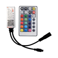 Sterownik taśm V-TAC LED RGBW CCT 12V/24V WI-FI Google Home Alexa, Pilot radiowy 28 przycisków VT-24 | 3800157681629 V-Tac Europe