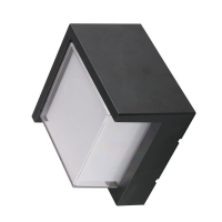 Oprawa ścienna V-TAC 12W LED IP65 czarny kwadrat VT-827 3000K 1160lm | 3800157678872 LED EUROPE