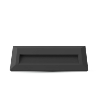 Oprawa schodowa 3W LED V-TAC czarna prostokąt 230V IP65 VT-1162 3000K 110lm | 3800157677301 LED EUROPE