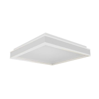 Oprawa sufitowa plafoniera V-TAC 38W LED triac 3w1 biały kwadrat 40x40cm VT-7757-W 4000K 4000lm | 3800157697699 LED EUROPE