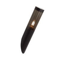 Kinkiet ogrodowy V-TAC 400x76mm ścienny czarny IP44 E27 VT-1183 | 3800170208520 V-Tac Europe
