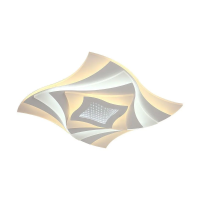 Oprawa sufitowa V-TAC 63W LED ściemnialna biała pilot VT-7734 3000K-4000K-6000K 6500lm | 3800170219175 V-Tac Europe