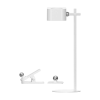 Lampka biurkowa V-TAC 4w1 35cm kinkiet klips latarka 3W LED CCT biała VT-10115 3000K-6000K 300lm | 3800170219410 V-Tac Europe