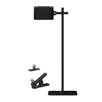 Lampka biurkowa V-TAC 4w1 35cm kinkiet klips latarka 3W LED CCT czarna VT-10115 3000K-6000K 300lm | 3800170219427 V-Tac Europe