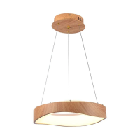 Oprawa zwieszana V-TAC LED 18W drewno fi. 40cm VT-7973 3000K 2100lm | 3800170218772 V-Tac Europe