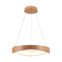 Oprawa zwieszana V-TAC LED 25W drewno fi. 50cm VT-7974 3000K 2800lm | 3800170218789 V-Tac Europe