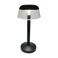 Lampka stołowa nocna V-TAC 3W LED 28cm ładowanie USB ściemnianie czarna VT-75002 3000K-6000K 110lm | 3800170225558 V-Tac Europe