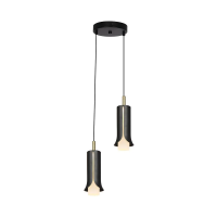 Oprawa zwieszana V-TAC 2X10W LED 177x20cm dymiony szary, złoty VT-89026 3000K 1200lm | 3800170254152 LED EUROPE