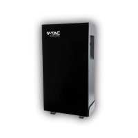 Magazyn bank energii V-TAC czarny szklany front 10.24kWh 200Ah/51.2V LiFePO4 BMS VT-10240B 10 lat gw | 3800170227781 V-Tac Europe