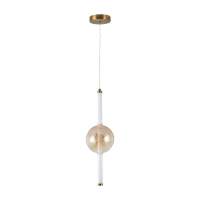 Oprawa zwieszana V-TAC LED 8W złoto bursztyn biały VT-84039 3000K 1100lm | 3800170259577 V-Tac Europe