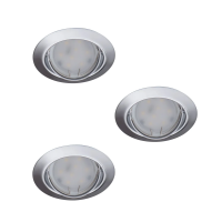 Lampa TRIBIS II O C PAR16 LED 3000K WW GU10 okrągły chrom | 23847 Kanlux