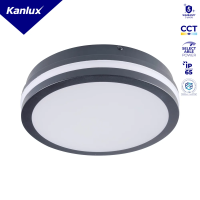 Plafon LED BENO 12-18W CCT-O G 3000-4000K max 1610-1740lm IP65 grafitowy 5 lat Gwar. | 38789 Kanlux
