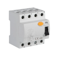 Wyłącznik różnicowoprądowy IDEAL TS 4P KRD6-4/63/100-A typ AC VDE | 23207 Kanlux