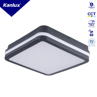 Plafon LED BENO 12-18W CCT-L-SEG 3000-4000K max 1630-1770lm IP65 grafitowy 5 lat Gwar. | 38788 Kanlux