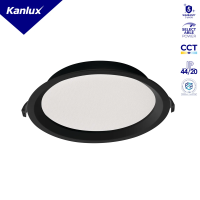 Oprawa downlight TIBERI CCT 23-29W-B 2970(WW) /3160(NW) czarny 5 lat Gwar. | 26382 Kanlux
