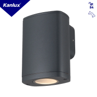 Oprawa elewacyjna ZEVI EL 1GU10 G GU10 IP54 max 10W kolor szary | 38881 Kanlux