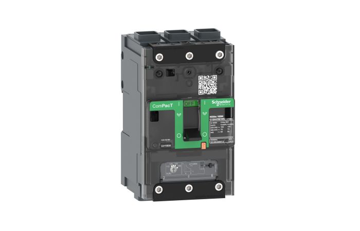 Wyłącznik mocy ComPacT NSXm 63B, 3P, 50A, 25kA, wyzwalacz termomagnetyczny TMD, ComPacT NSX  | C11B3TM050L Schneider Electric