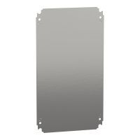 Płyta pełna montażowa 500x300mm (WxS) wykonana z arkusza stali galwalniczej, S3D, Thalassa | NSYMM53 Schneider Electric