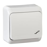 Łącznik natynkowy schodowy IP20 biały, Prima | WDE001060 Schneider Electric