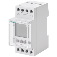 Tygodniowy zegar sterujący Profi Digital 24 V 16 A 2-kanałowy 2 DU | 7LF4522-2 Siemens