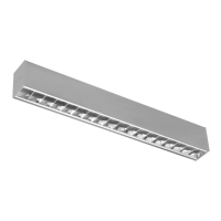 Oprawa systemowa Sigma II LED Premium DI-IN IP40 65W 3000K PAR 2170mm 10000Im, szara | AR021.2233.830.A000 Plexiform