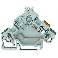Złączka 3-przewodowa do elementów wykonawczych, szara | 280-554 Wago